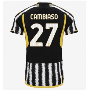 Juventus Andrea Cambiaso #27 Hjemmebanetrøje 2023-24 Kort ærmer